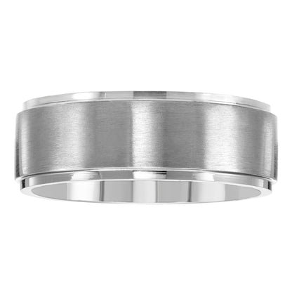 Tantalum 8mm Channel Accent Band Ring