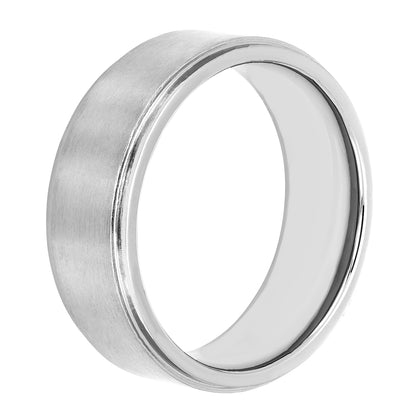 Tantalum 8mm Channel Accent Band Ring